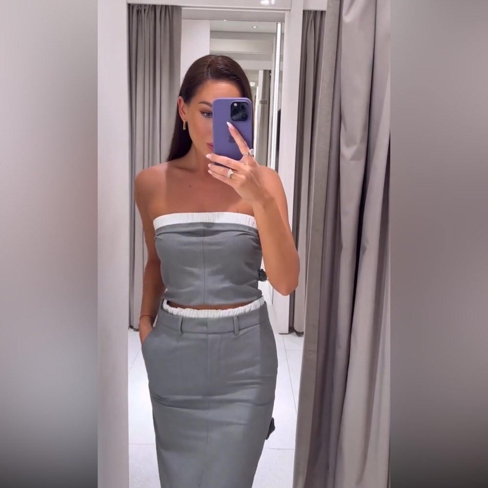 Zara set top and skirt